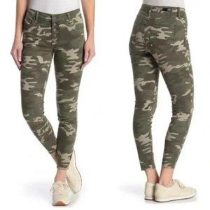 KUT From the Kloth Jeans High Rise Ankle Skinny Camo Print Button-Fly Size 6 NEW